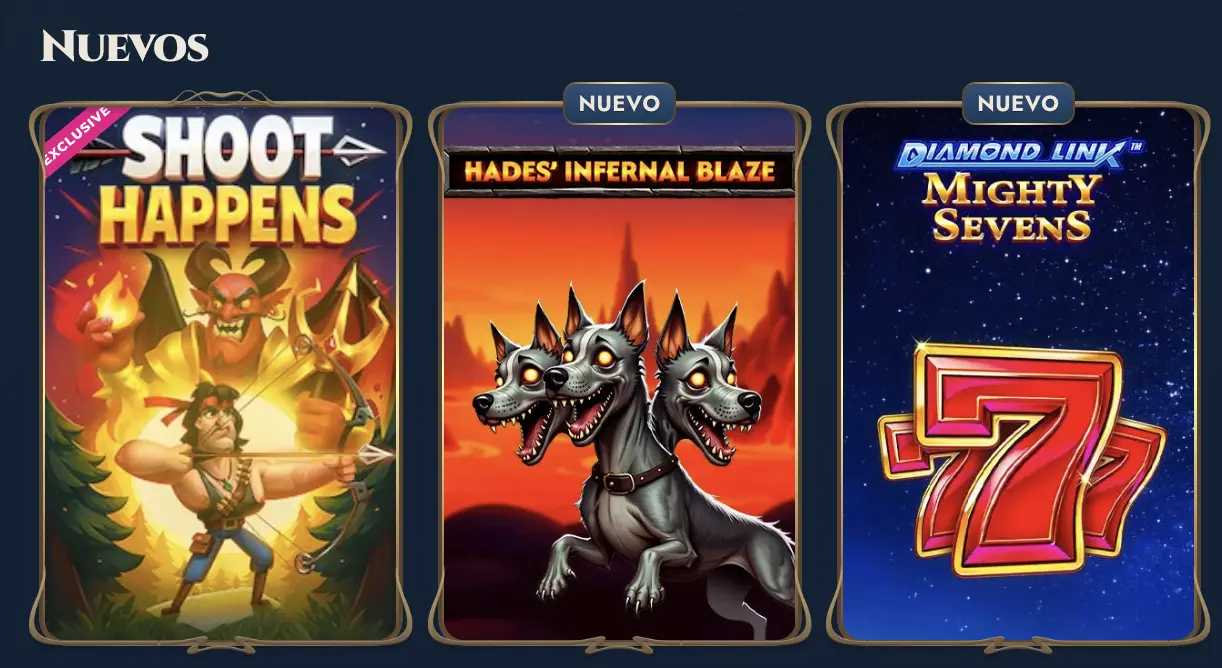 Nuevas Tragaperras en Casino RichRoyal